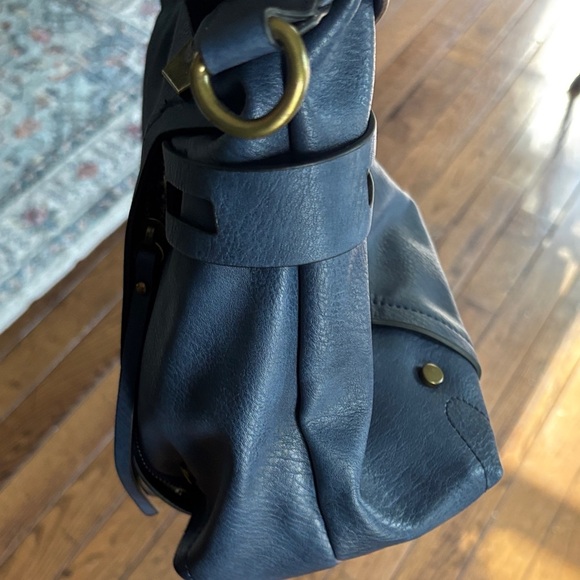 Ampère Davy Satchel in Soft Blue vegan Leather – NWOT - Picture 5 of 6